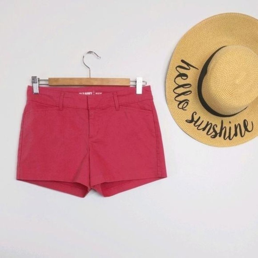 Old Navy Pink Pixie Chino Shorts 0
